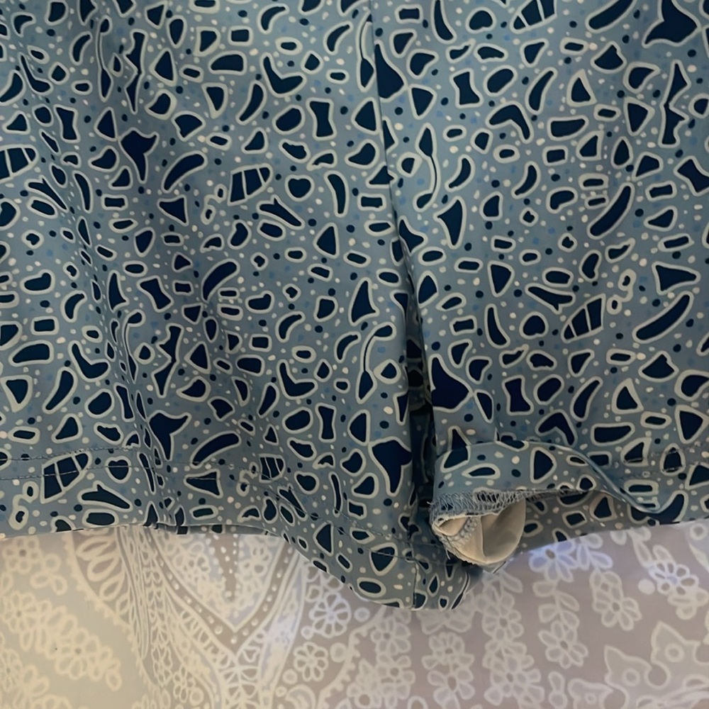 Gretchen Scott Blue Paisley Skort L - Picture 3 of 7